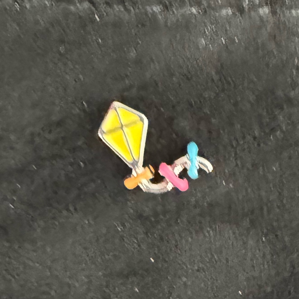 Origami Owl Colorful Kite Charm